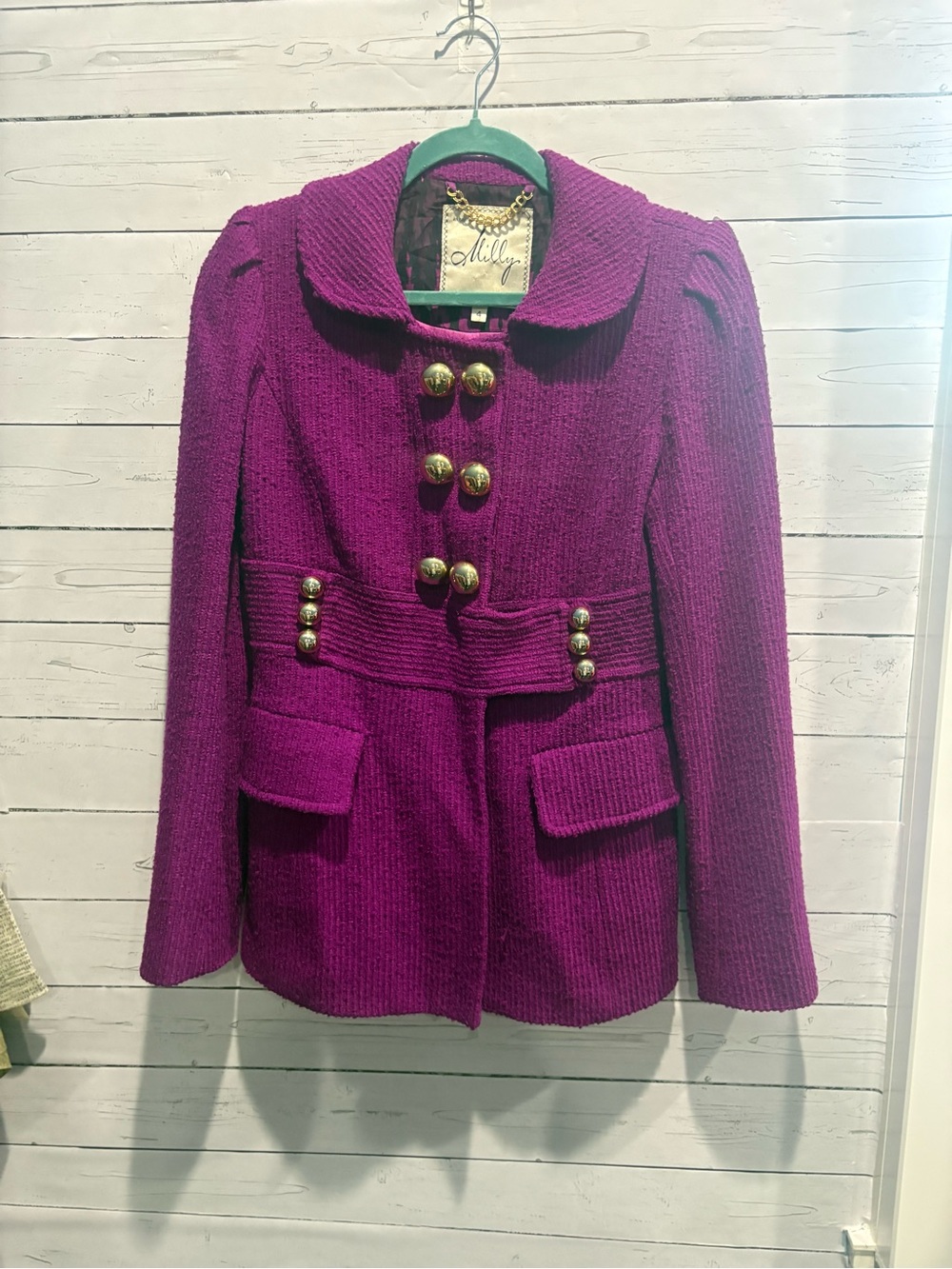 Milly Vintage Wool Blazer